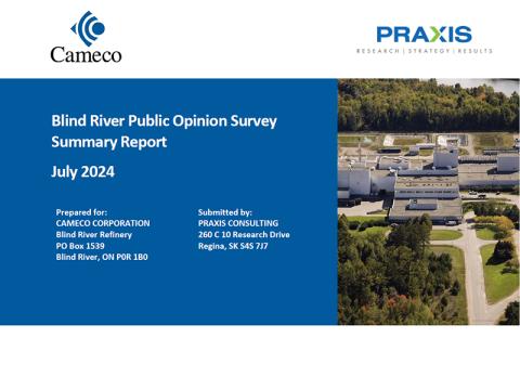 2024 Blind River Refinery - Public Opinion Survey - Summary